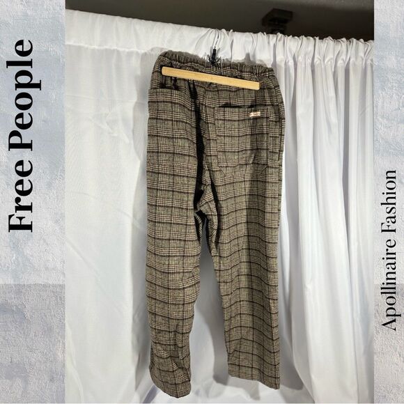 FREE PEOPLE BY DR COLLECTORS CLYDE TWEED PANTS SIZE LARGE NEW - Picture 6 of 10